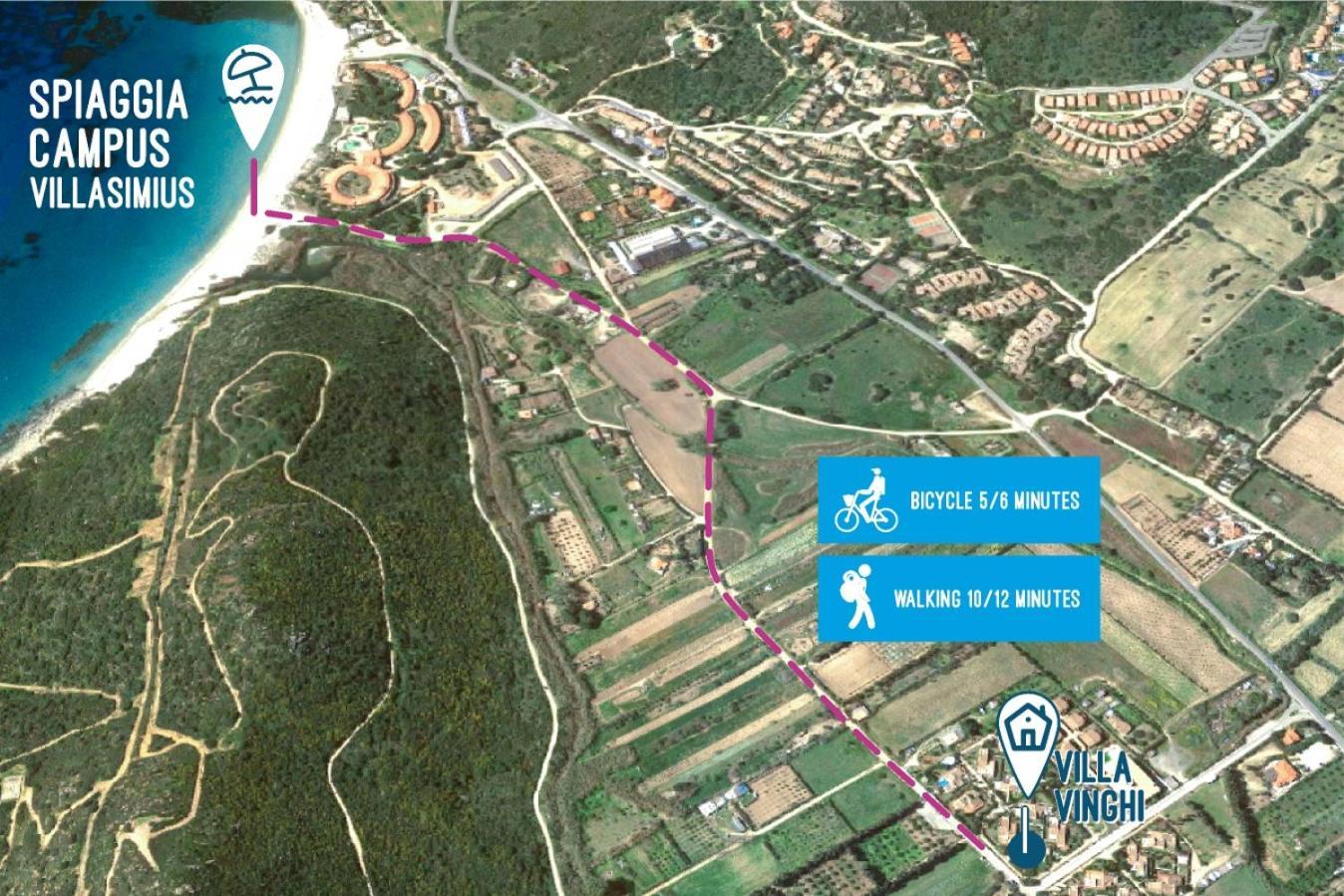 Villa Vinghi - Villasimius Exteriér fotografie